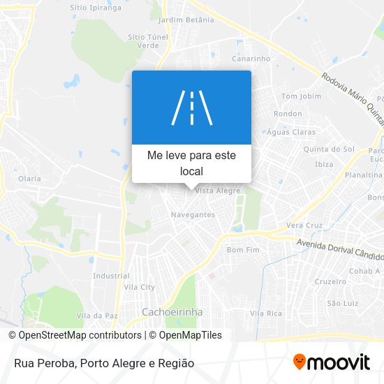 Rua Peroba mapa