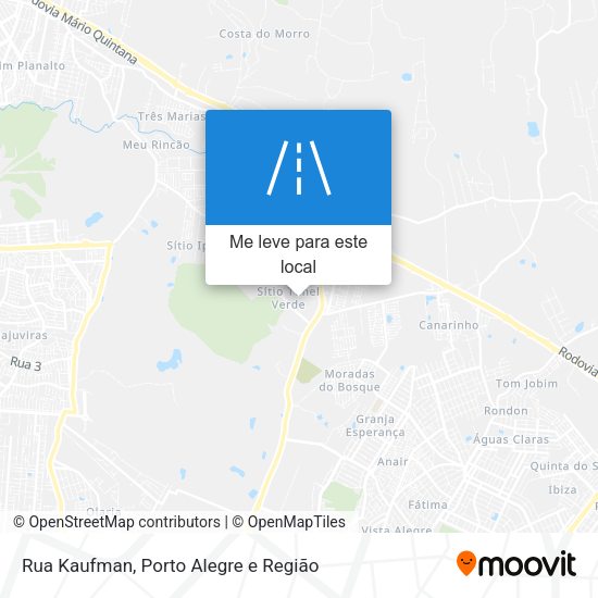 Rua Kaufman mapa