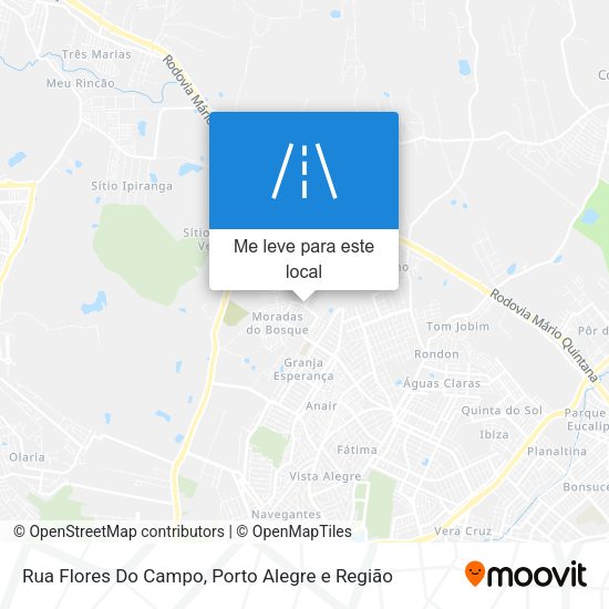Rua Flores Do Campo mapa