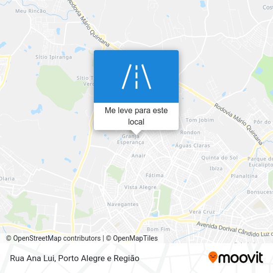 Rua Ana Lui mapa