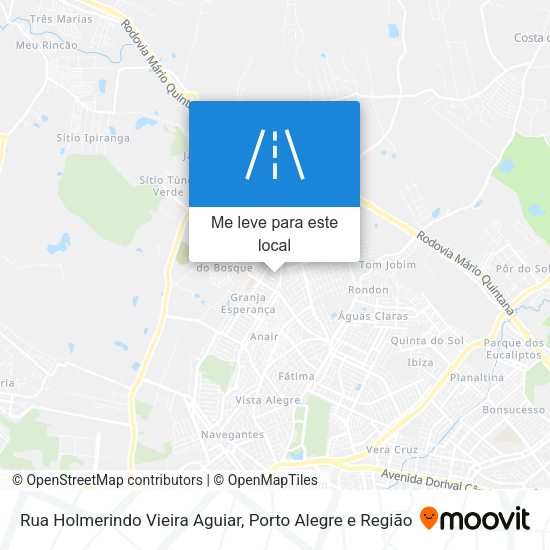 Rua Holmerindo Vieira Aguiar mapa