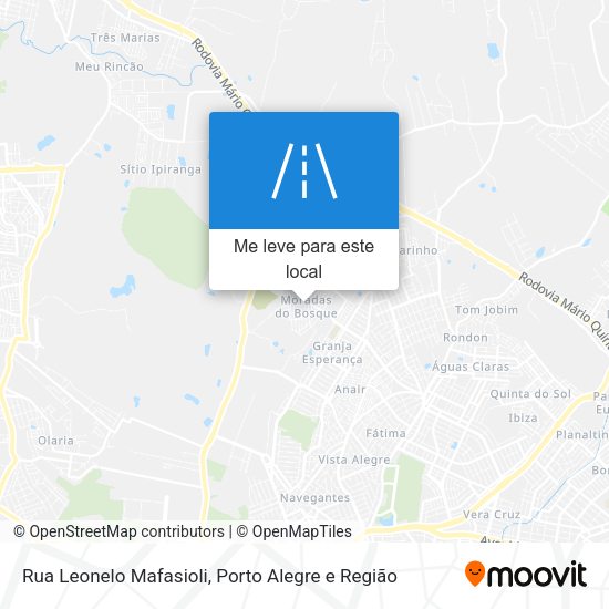 Rua Leonelo Mafasioli mapa
