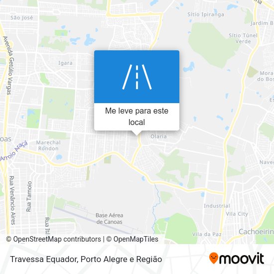 Travessa Equador mapa