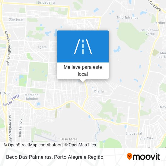 Beco Das Palmeiras mapa