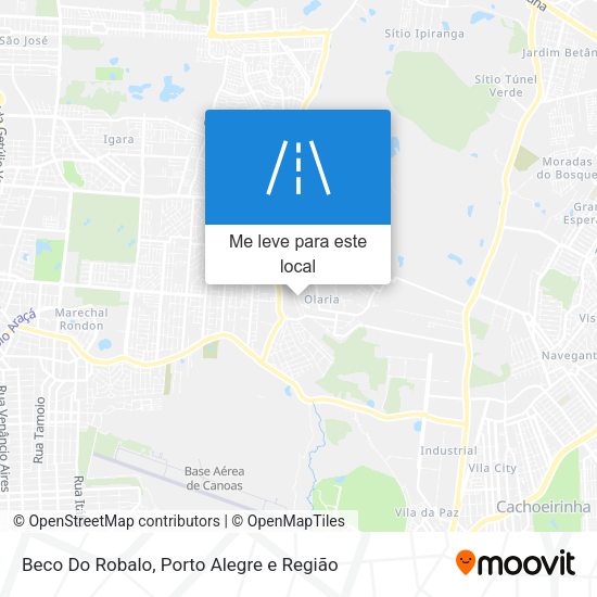 Beco Do Robalo mapa