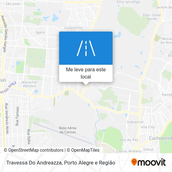 Travessa Do Andreazza mapa