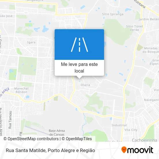 Rua Santa Matilde mapa