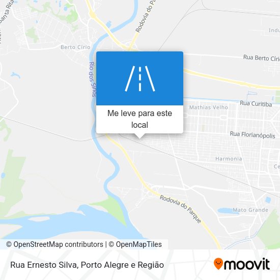 Rua Ernesto Silva mapa