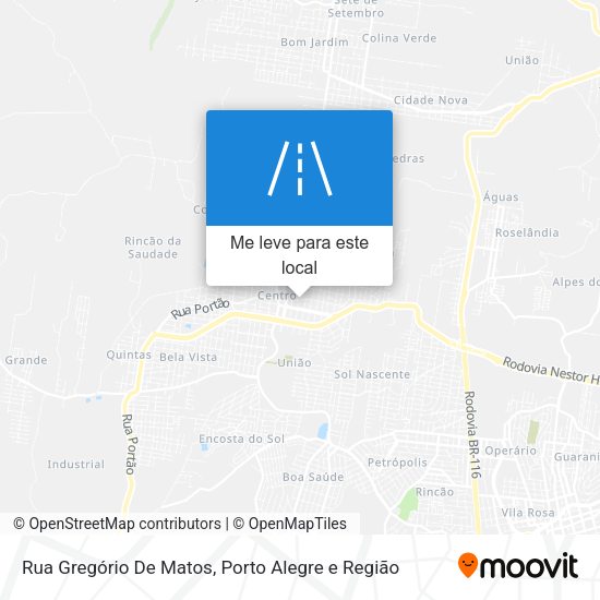 Rua Gregório De Matos mapa
