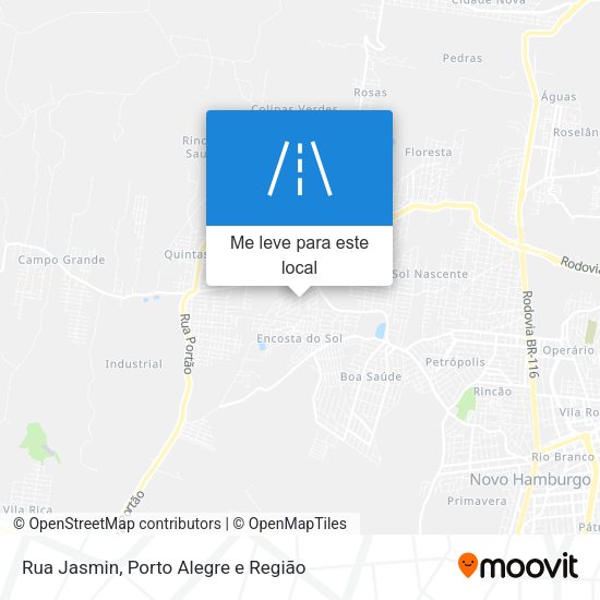 Rua Jasmin mapa