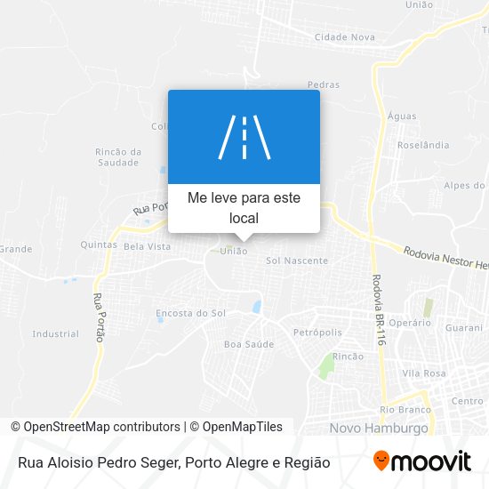 Rua Aloisio Pedro Seger mapa