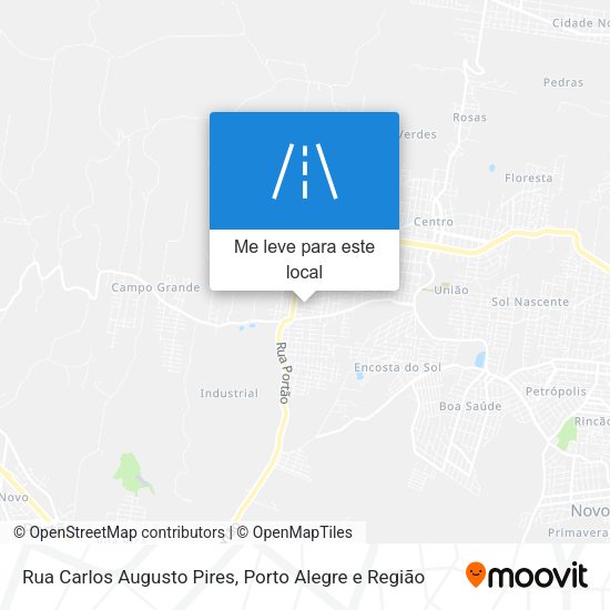 Rua Carlos Augusto Pires mapa
