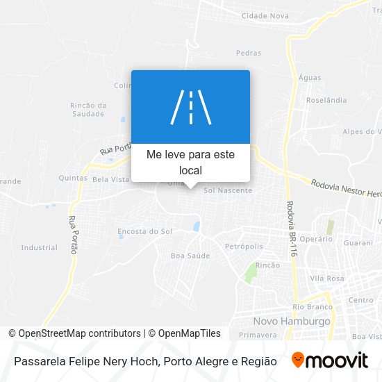 Passarela Felipe Nery Hoch mapa
