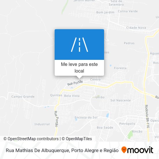 Rua Mathias De Albuquerque mapa