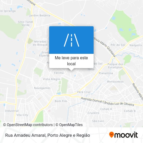 Rua Amadeu Amaral mapa