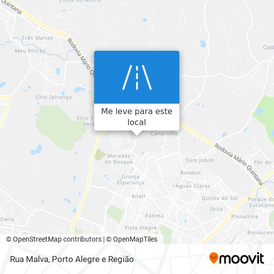 Rua Malva mapa