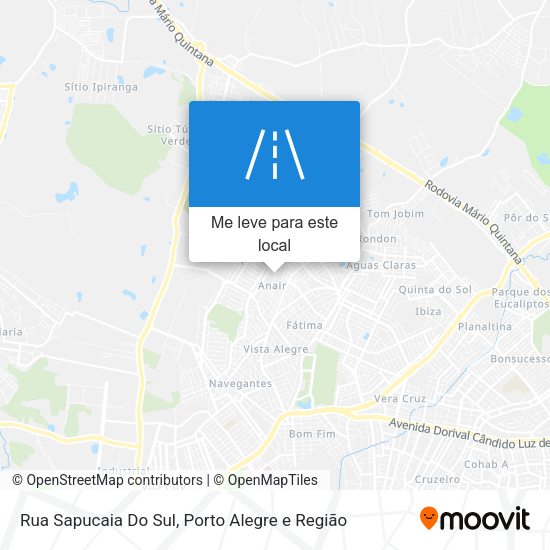 Rua Sapucaia Do Sul mapa