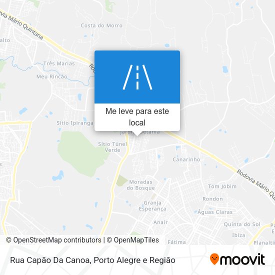 Rua Capão Da Canoa mapa