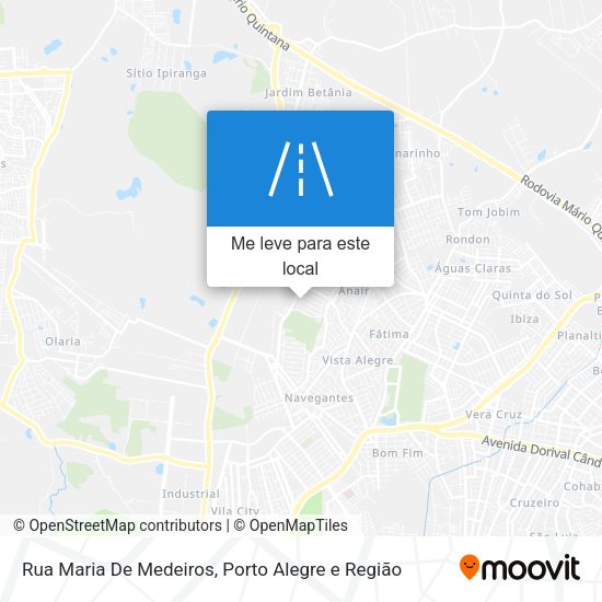 Rua Maria De Medeiros mapa