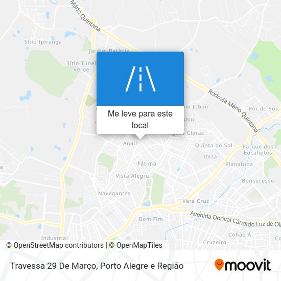 Travessa 29 De Março mapa