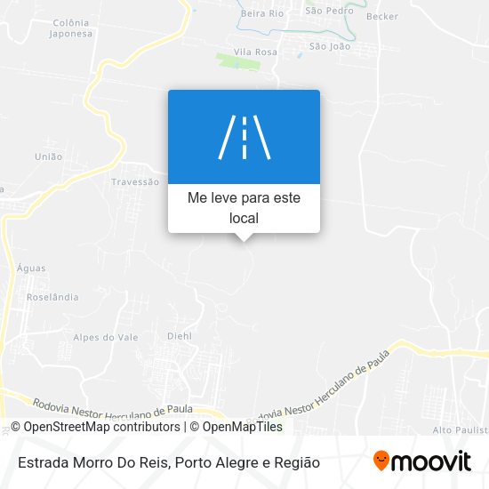Estrada Morro Do Reis mapa