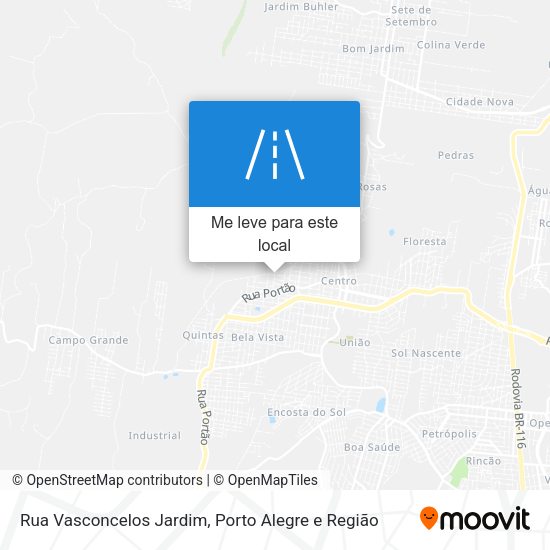 Rua Vasconcelos Jardim mapa