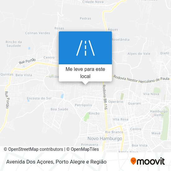 Avenida Dos Açores mapa