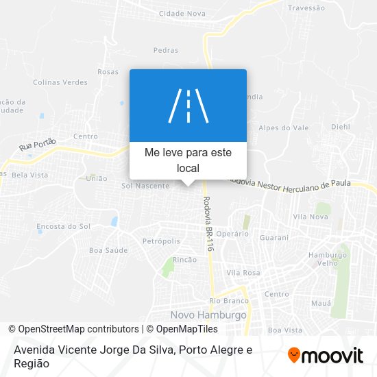 Avenida Vicente Jorge Da Silva mapa