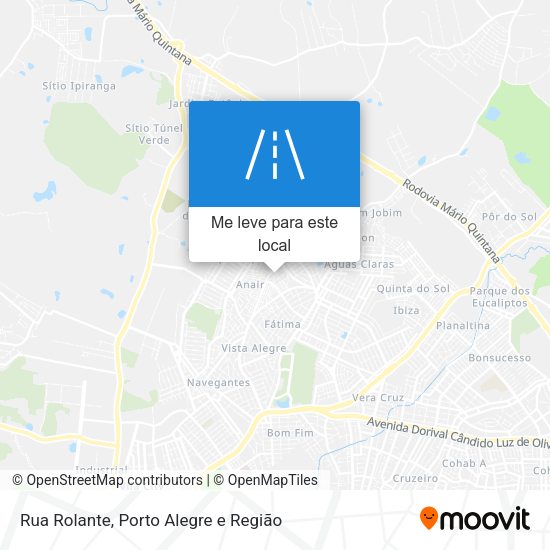 Rua Rolante mapa