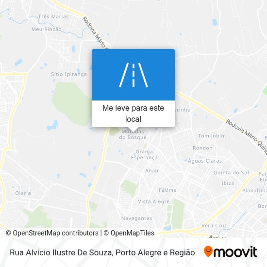 Rua Alvício Ilustre De Souza mapa