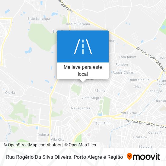 Rua Rogério Da Silva Oliveira mapa