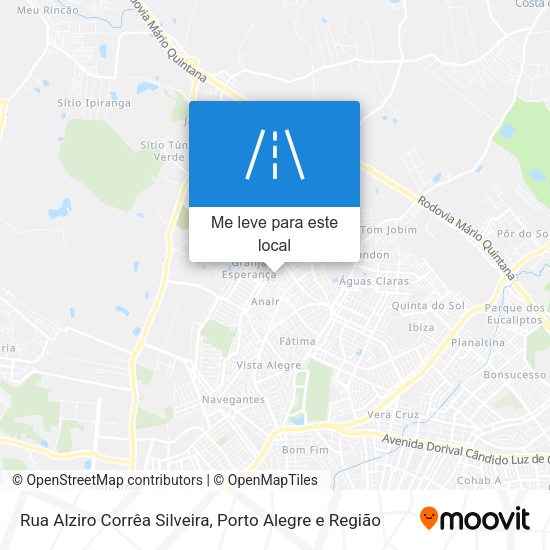 Rua Alziro Corrêa Silveira mapa