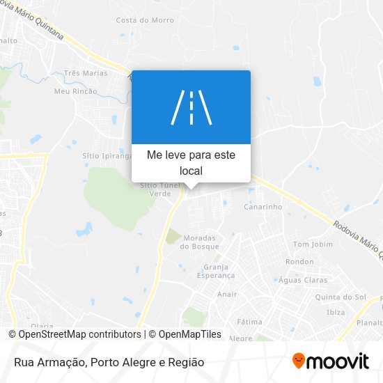 Rua Armação mapa