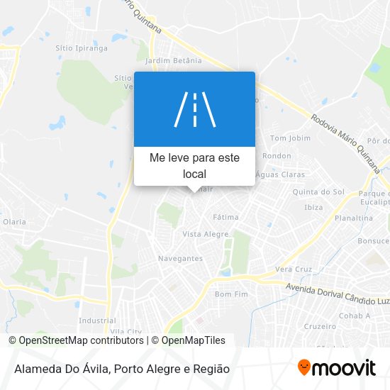 Alameda Do Ávila mapa
