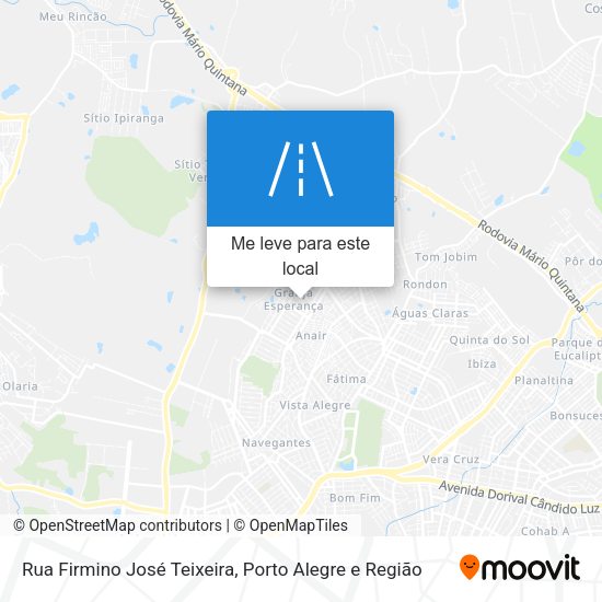Rua Firmino José Teixeira mapa