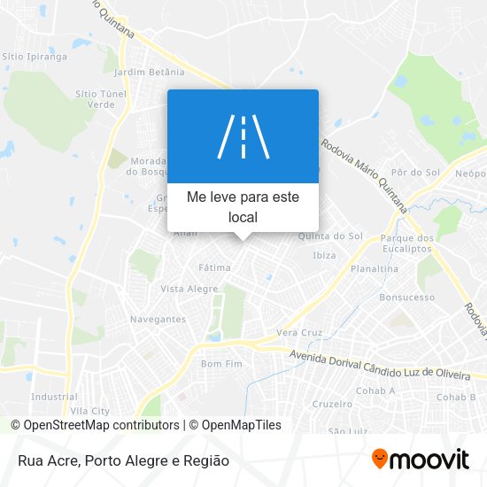 Rua Acre mapa