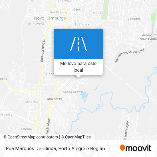 Rua Marquês De Olinda mapa