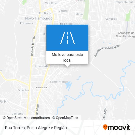 Rua Torres mapa
