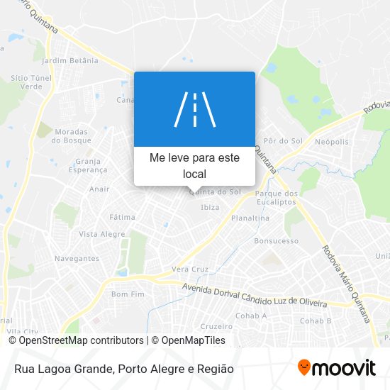 Rua Lagoa Grande mapa