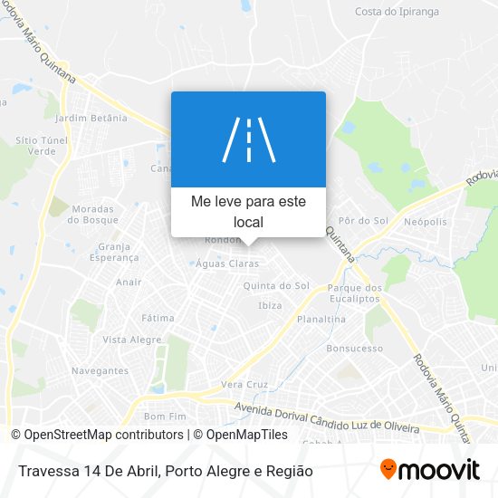 Travessa 14 De Abril mapa