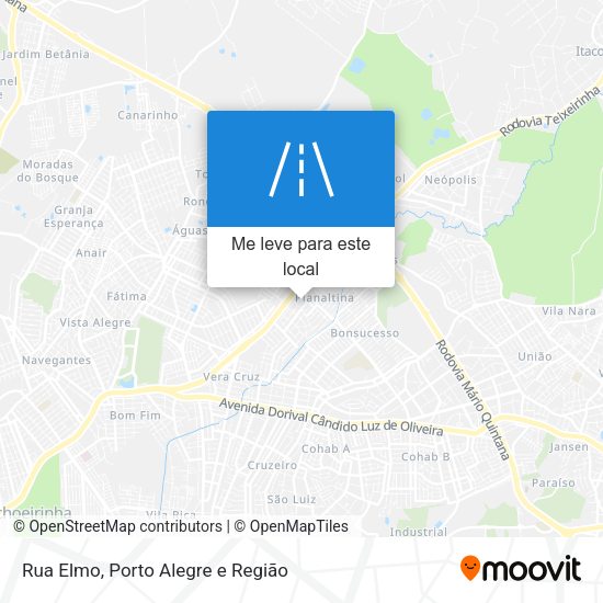 Rua Elmo mapa
