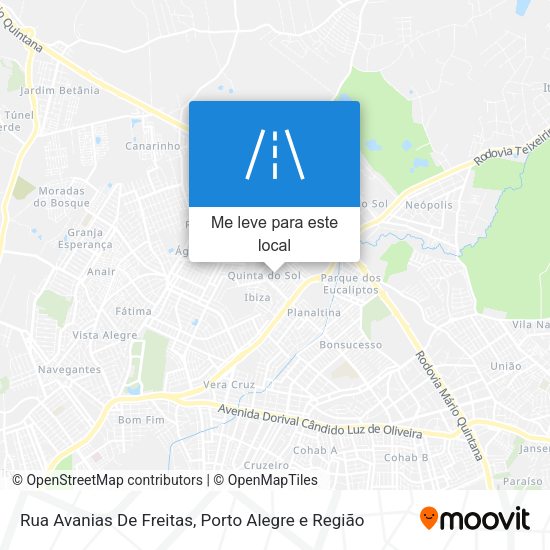 Rua Avanias De Freitas mapa