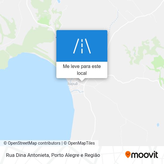 Rua Dina Antonieta mapa