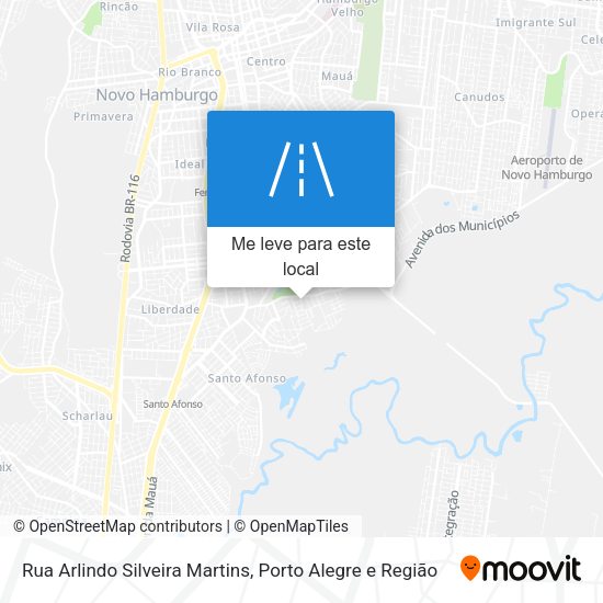 Rua Arlindo Silveira Martins mapa
