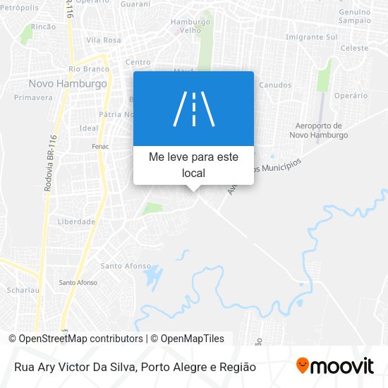 Rua Ary Victor Da Silva mapa