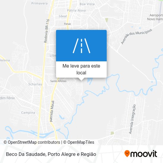 Beco Da Saudade mapa