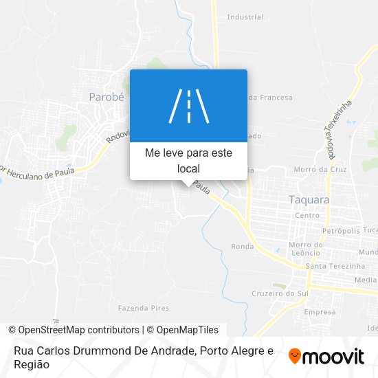 Rua Carlos Drummond De Andrade mapa