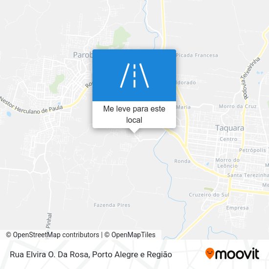 Rua Elvira O. Da Rosa mapa