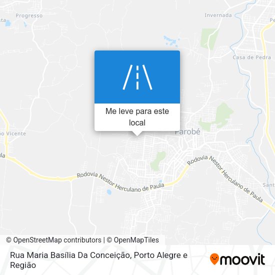Rua Maria Basília Da Conceição mapa