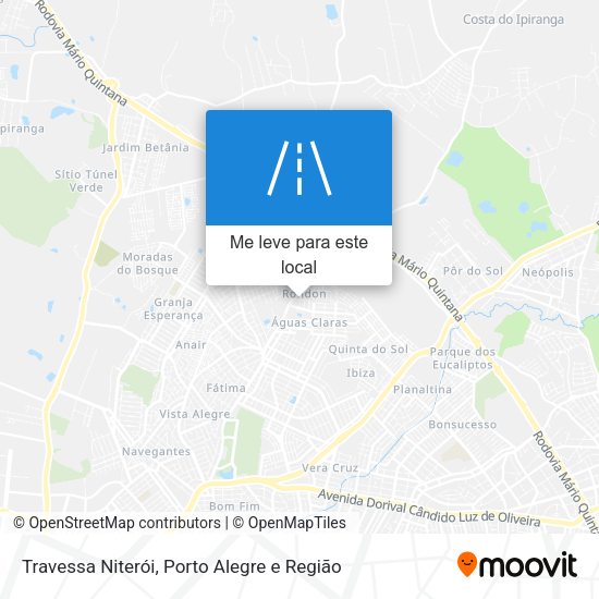 Travessa Niterói mapa